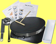 elektro Cr�pesbackger�t 6 teilig 33 cm